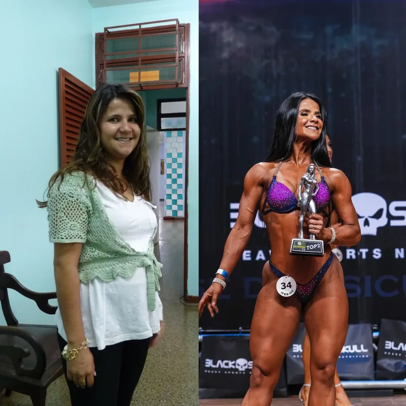 Transformação da Mirian Arruda: antes e depois, de sedentária a tricampeã Wellness Master IFBB/DF